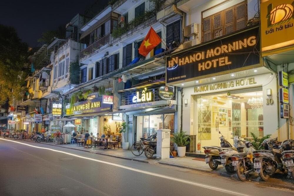 Không gian hiện đại và nằm gần trung tâm của Hanoi Morning Hotel